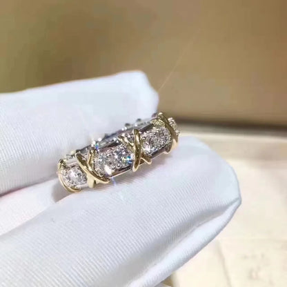 Cross Diamond Ring