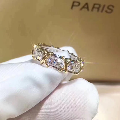 Cross Diamond Ring