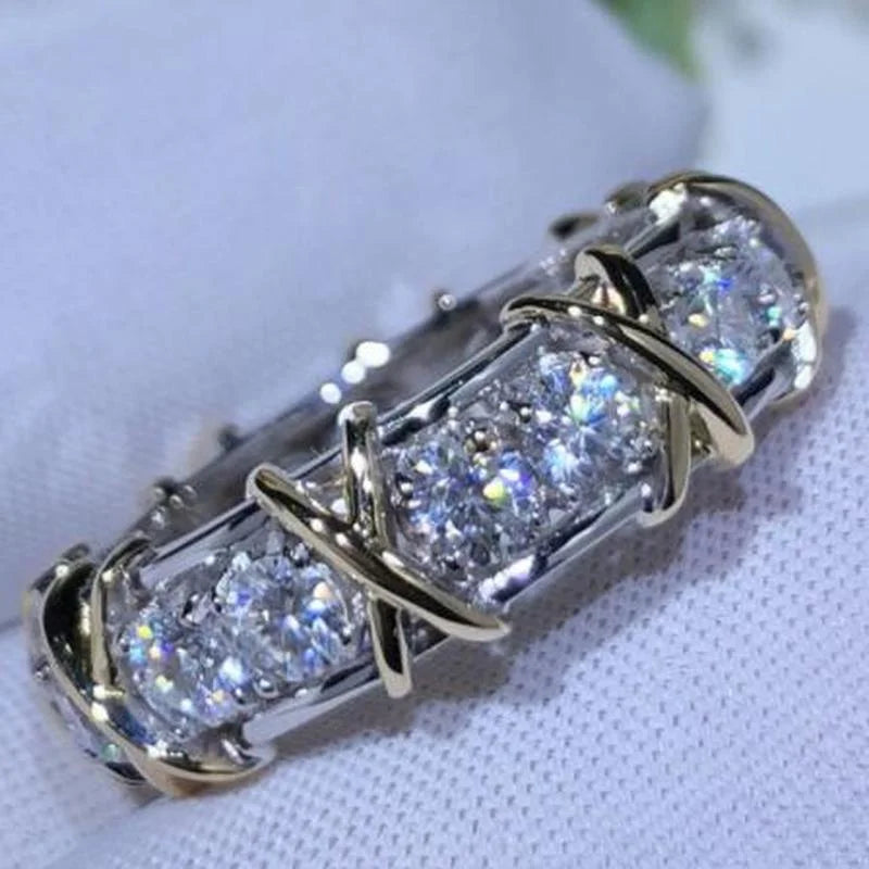 Cross Diamond Ring