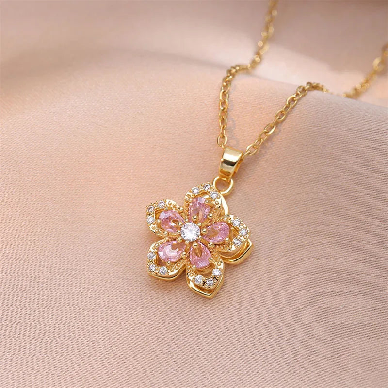 Romantic Flower Necklace