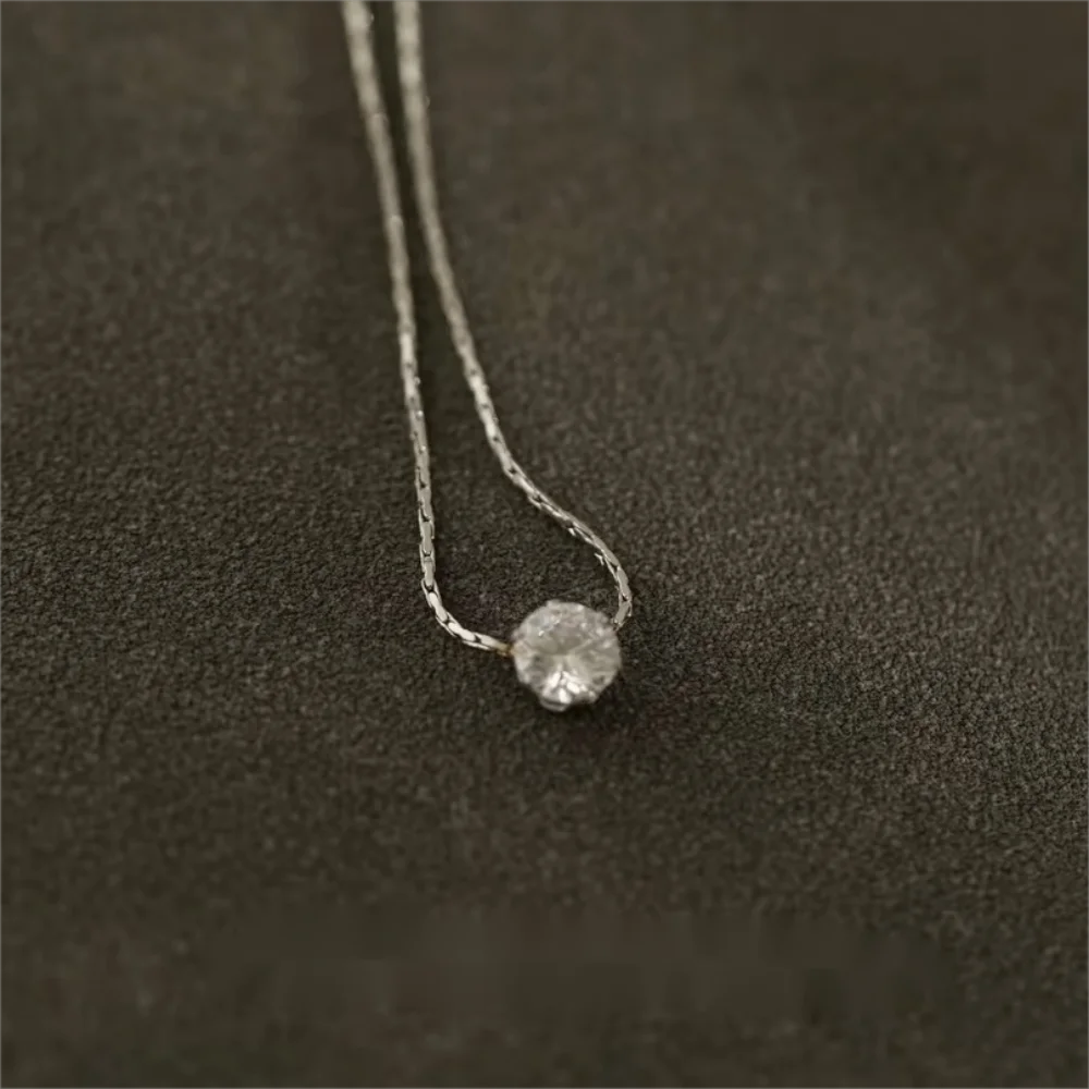 Dainty Zircon Charm Necklace