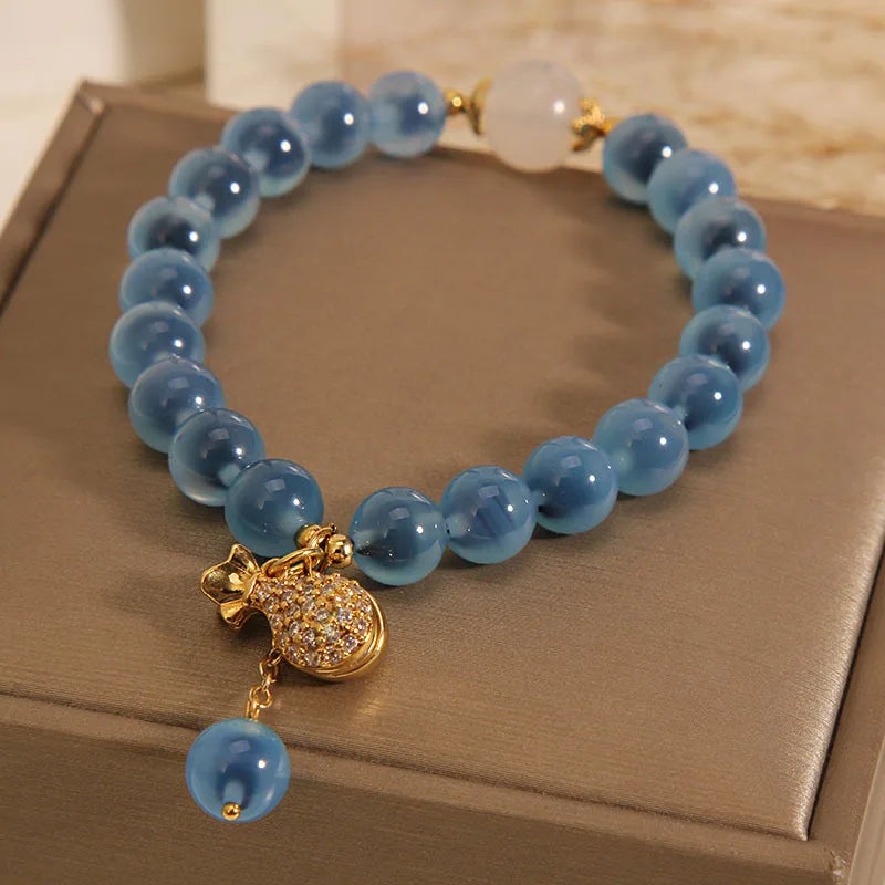 Blue Agate Bracelet