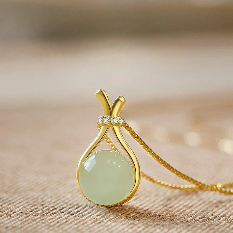 Opal Water Drop Necklace