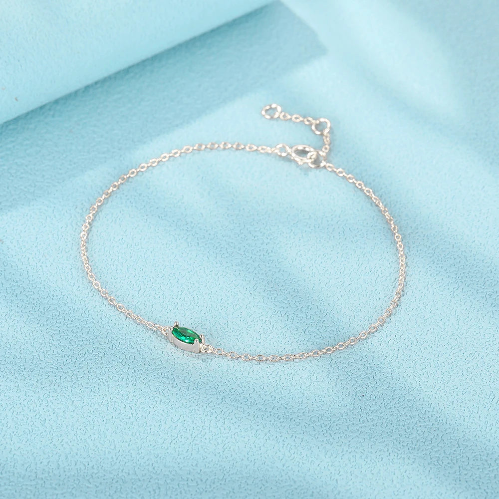 Sterling Crystal Bracelet