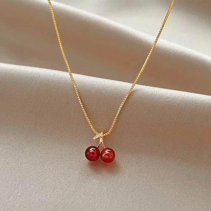 Red Cherry Necklaces