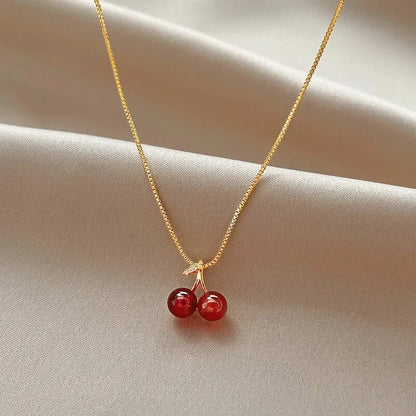 Red Cherry Necklaces