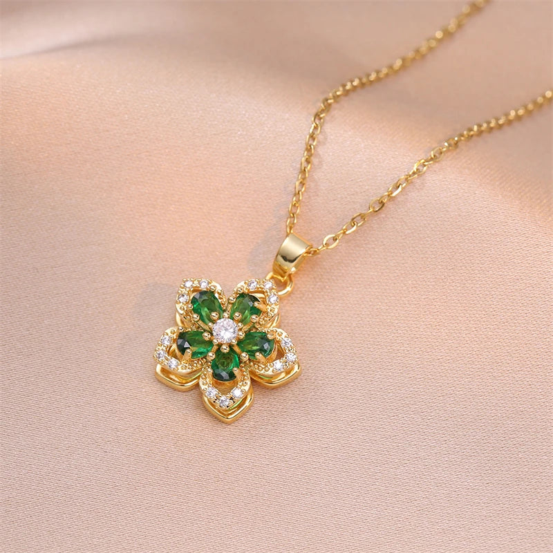 Romantic Flower Necklace